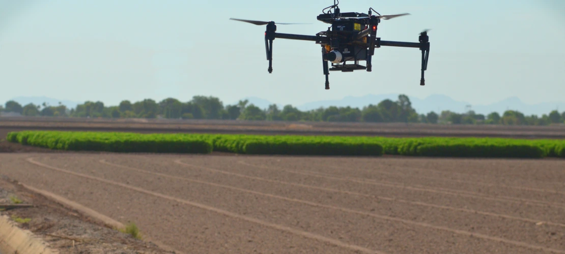 Drone in flight, model Matrice